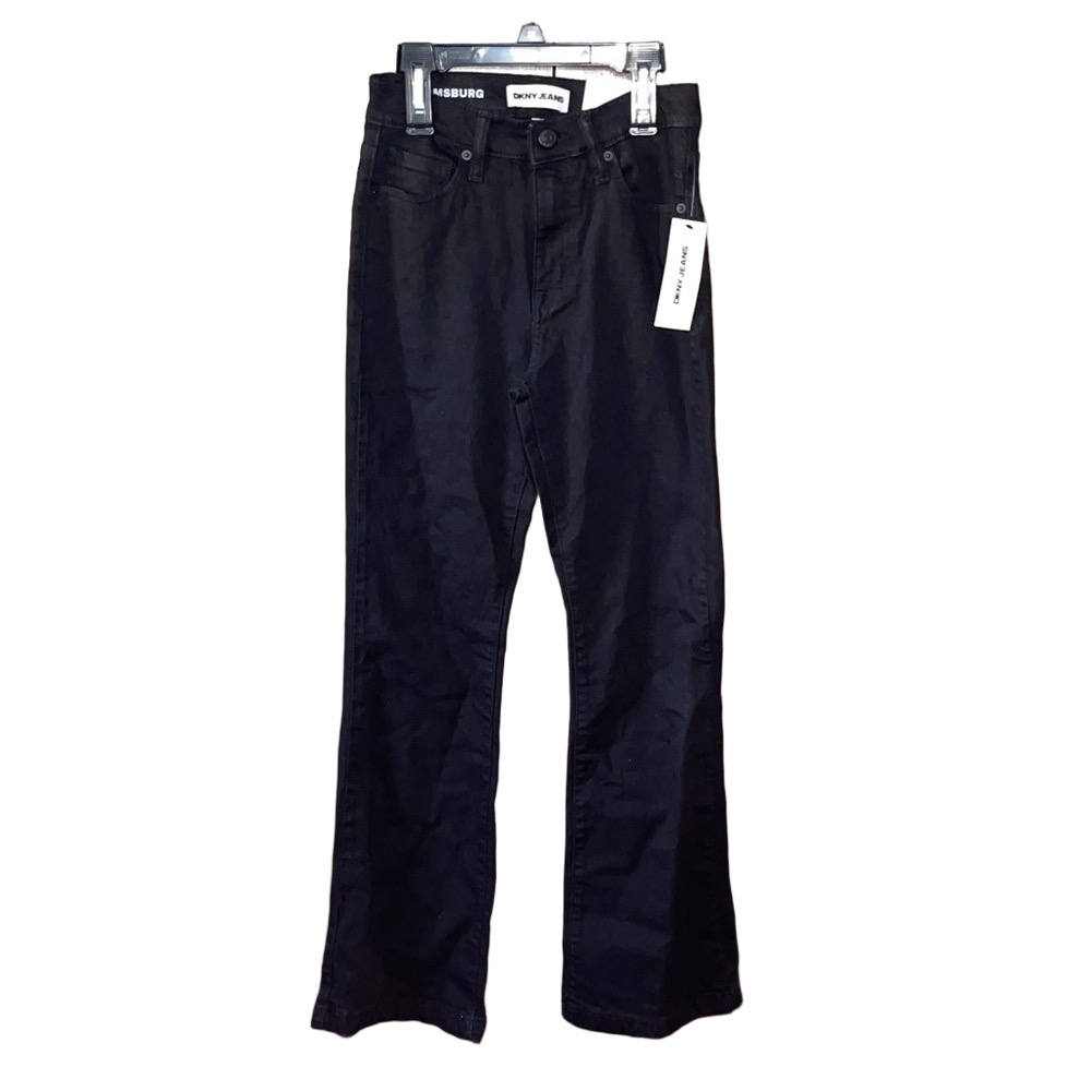 DKNY Black High Rise Flare Jeans Size 25 NEW
